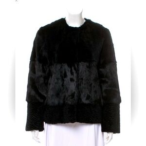 Love Token Black Fur Jacket